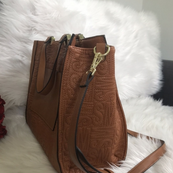 STEVE MADDEN LOGO SATCHEL TOTE HANDBAG SHOULDER - Picture 3 of 5